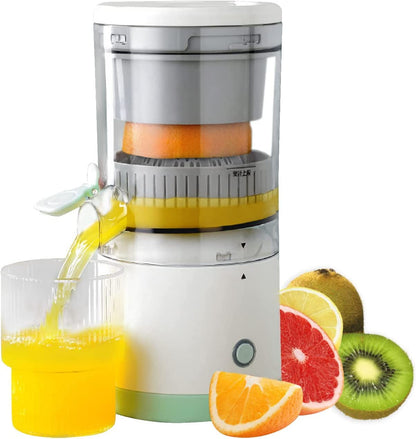 Electric Citrus Juicer, Rechargeable Juicer Machine with USB Cable and Cleaning Brush