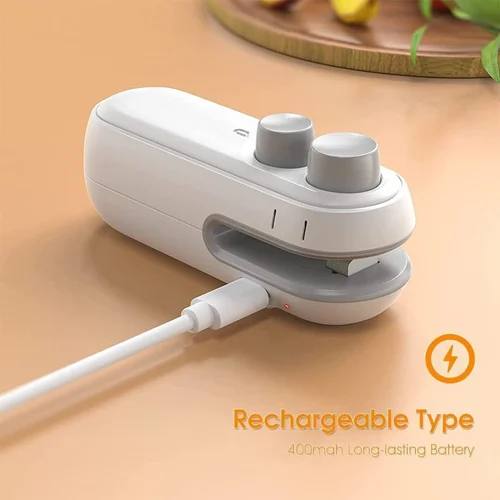 Portable Mini Sealing Machine | 2 in 1 Heat Seal with Cutter