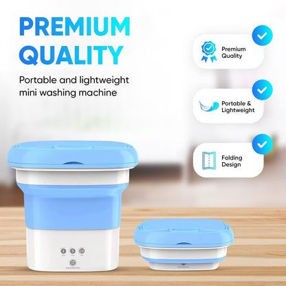 Mini Foldable Washing Machine with Spin Dryer