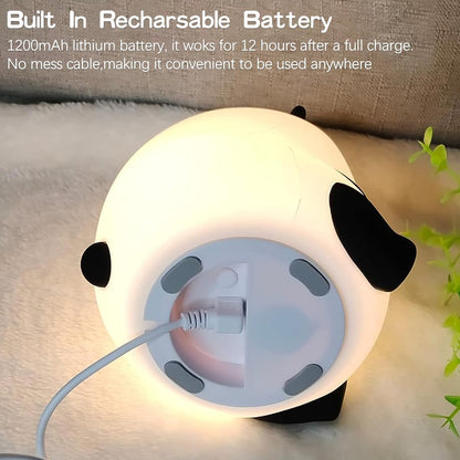 Silicone Panda Lamp | 7 Colors | Night Lamp for Bedroom