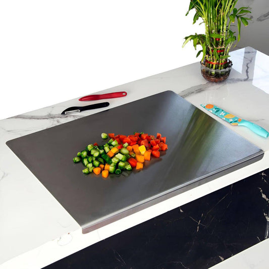 Stainless Steel Chopping Board | Heavy-Duty Kitchen Cutting Board & Countertop Protector 41*31 CM